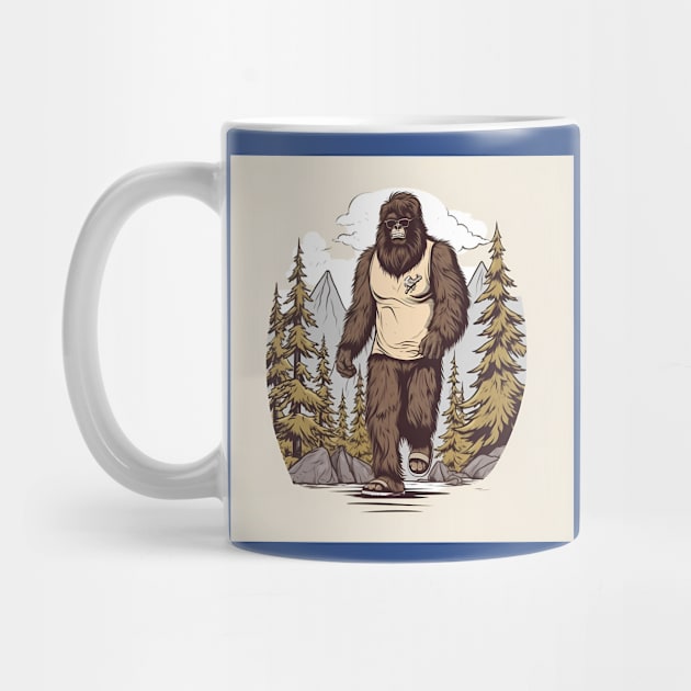 Dope Sasquatch in Nature by Grassroots Green